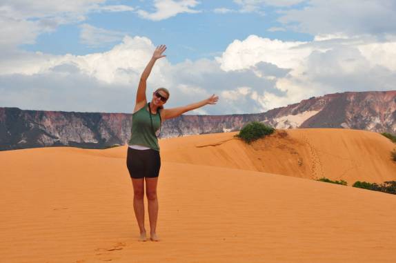 As famosas dunas avernelhadas do Jalapão - TO